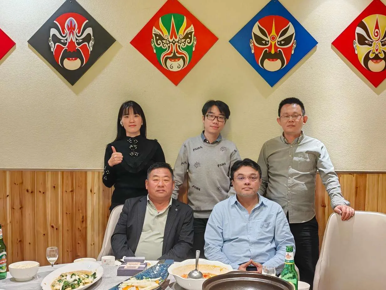 Het was een groot genoegen om onze Indiase partners in de fabriek te verwelkomen