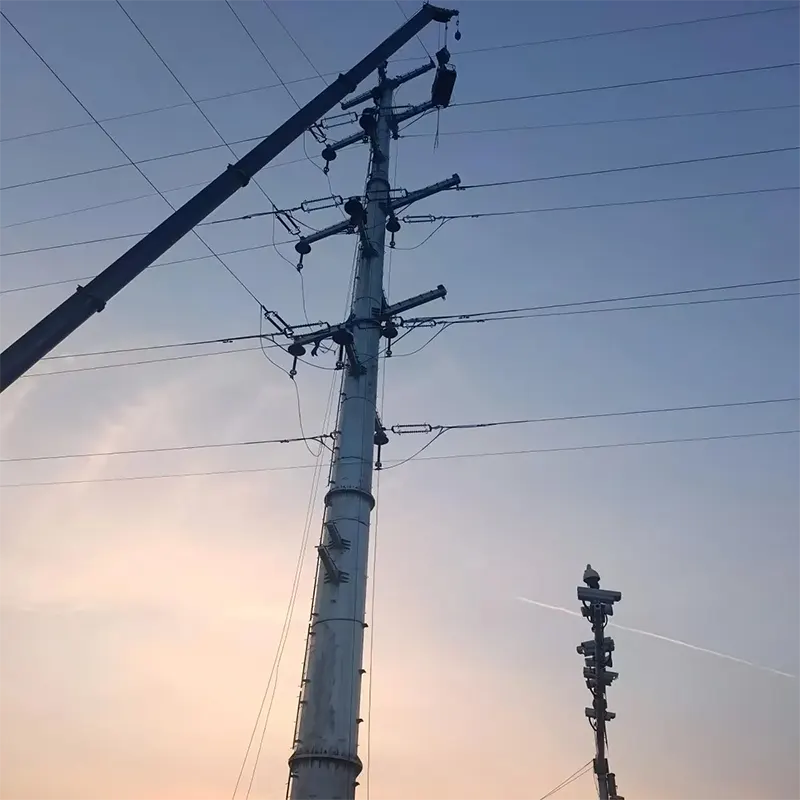 Pijptoren voor krachtoverbrenging van 220 kV