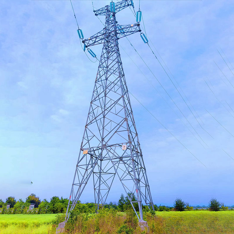 Stalen secties van elektrische torens