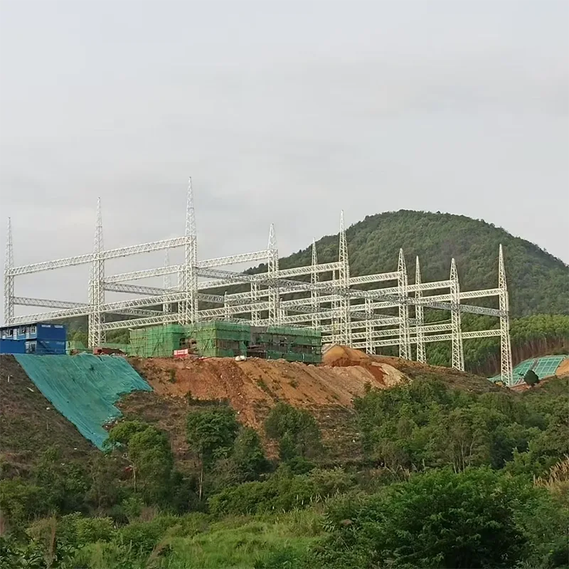 Staalconstructies van onderstations voor elektrische transmissie