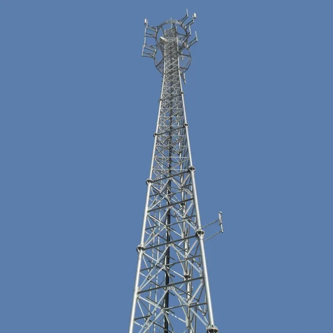 Metalen hoekstalen toren