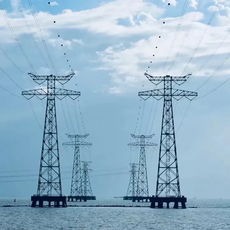 Metalen enkele pijp toren